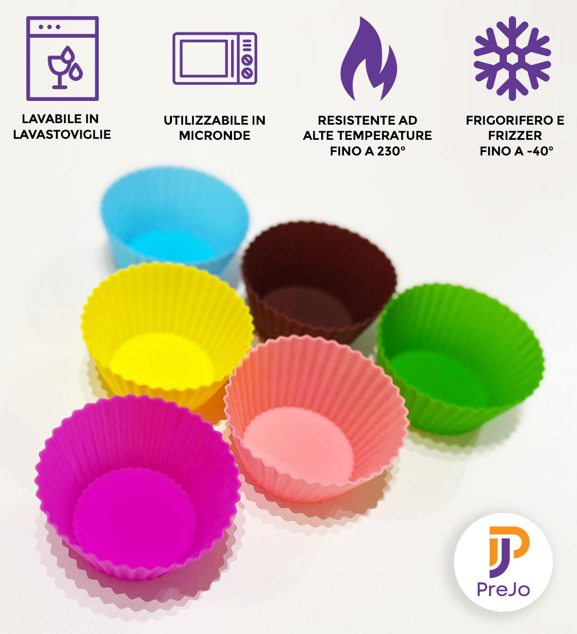 Stampi per muffin in silicone