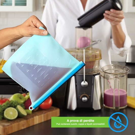 Sacchetti in silicone per alimenti
